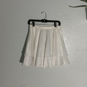 white skirt